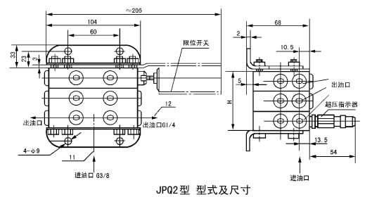 JPQ-K(ZP)系列遞進式分配器